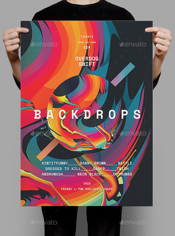 Backdrops Poster / Flyer - Clubs & Parties Events