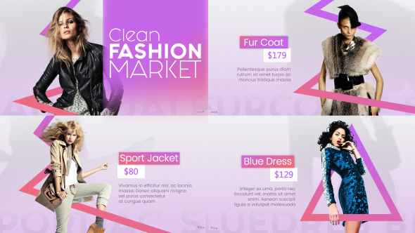 Clean Fashion Market - VideoHive 20328902
