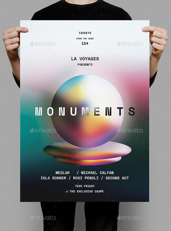 Monuments Flyer / Poster - Events Flyers