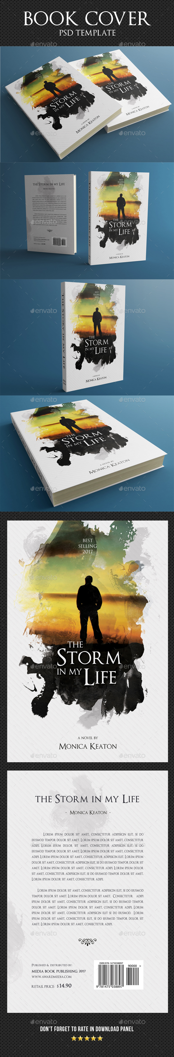 Book Cover Template 37 - Miscellaneous Print Templates