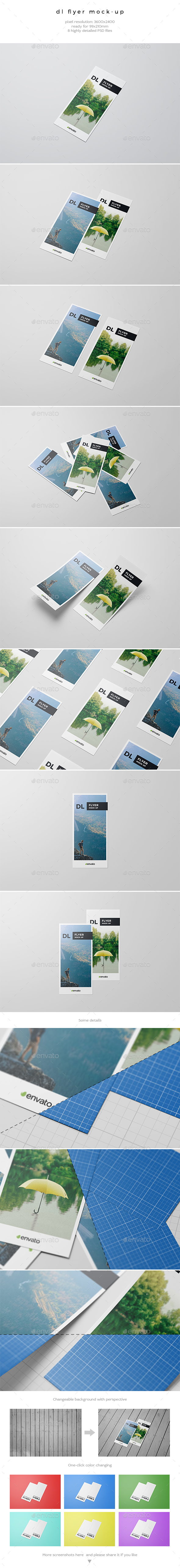 DL Flyer Mock-Up - Flyers Print