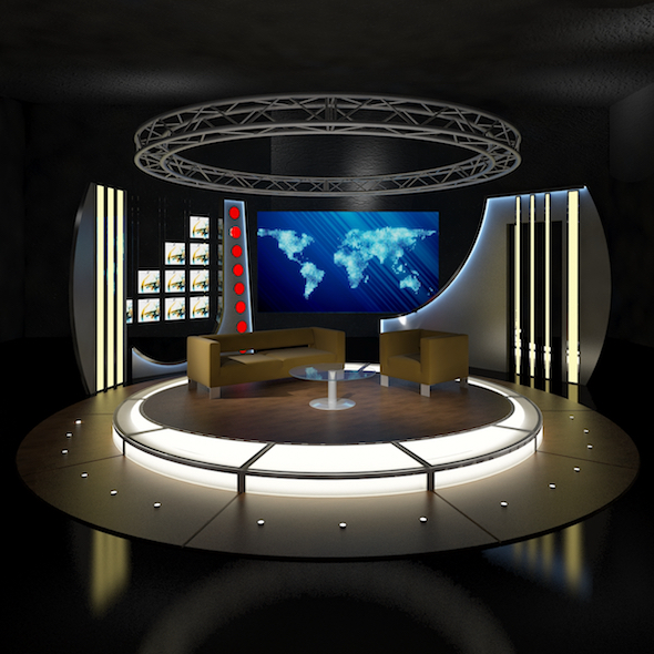 Virtual TV Studio - 3Docean 20330100