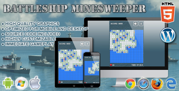 Battleship Minesweeper - CodeCanyon 6785968