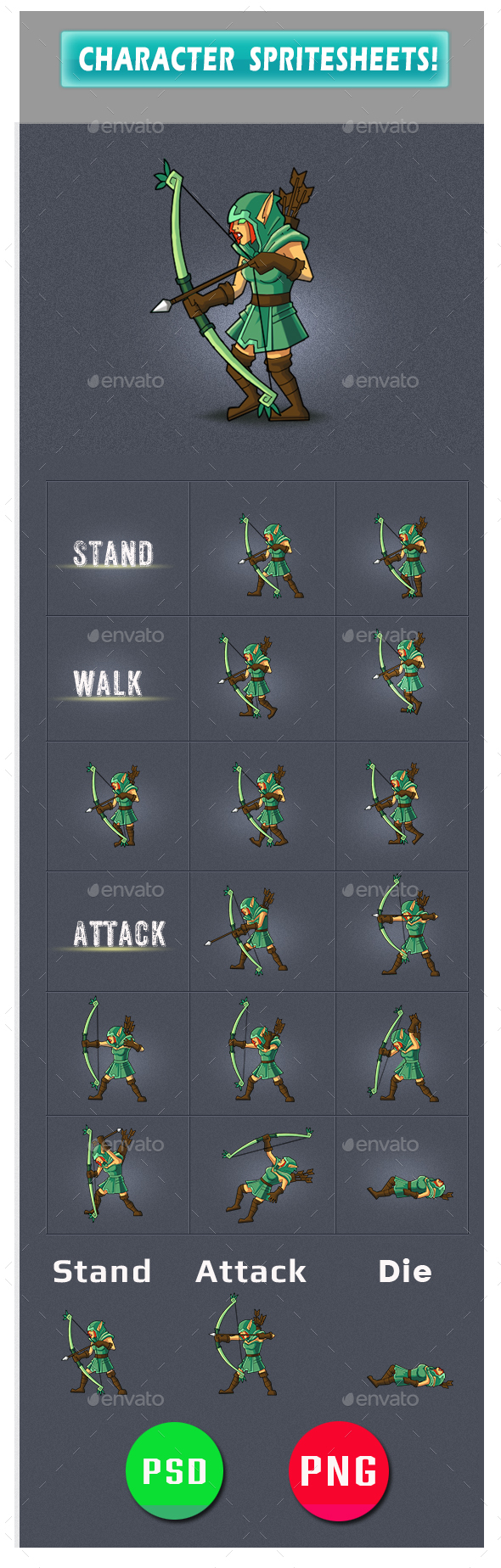 Enemy Game Assets #4 - Sprites Game Assets