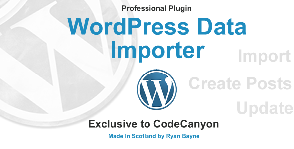 WordPress Data Importer - CodeCanyon Item for Sale