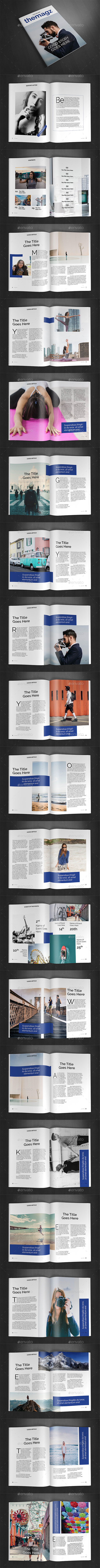A4 Magazine Template Vol.27 - Magazines Print Templates