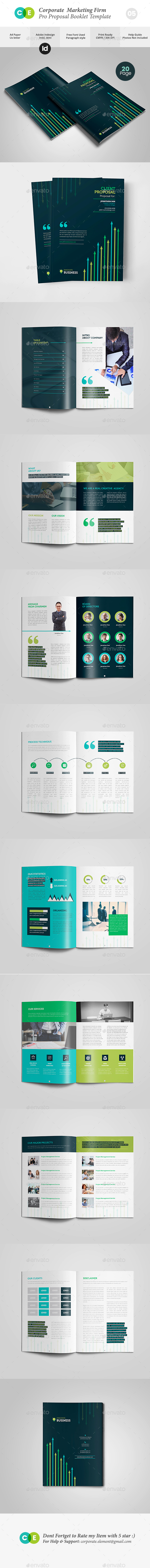 Corporate Marketing Firm Pro Proposal Document V05 - Proposals & Invoices Stationery