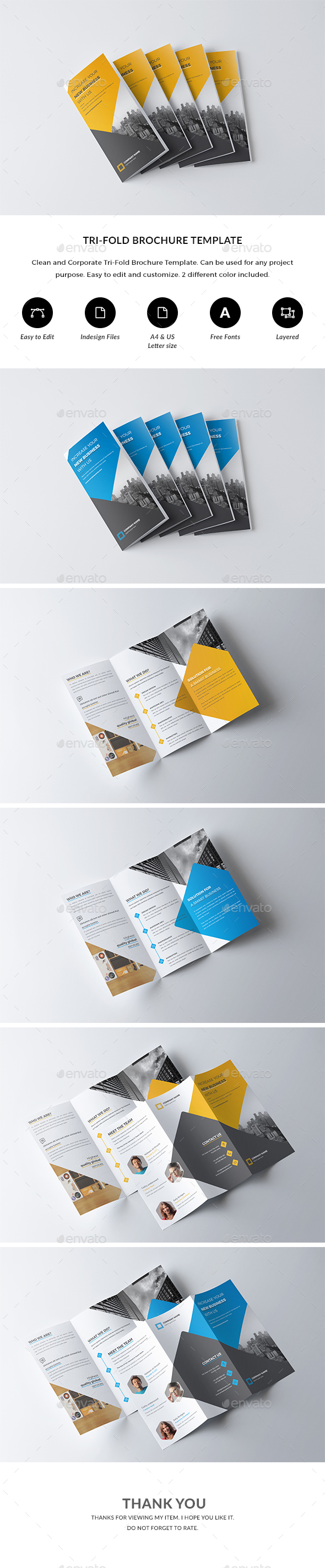 Trifold Brochure - Brochures Print Templates