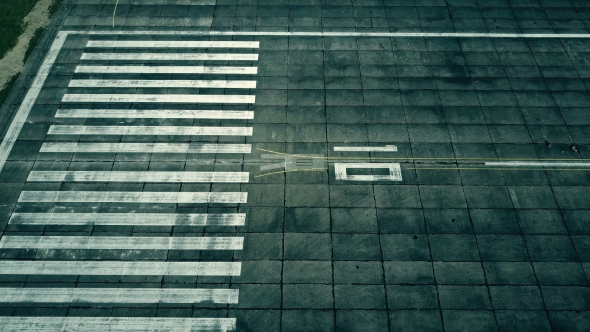 Aerial View of Big Airplane Arriving To Santo Domingo Airport Travelling To Dominican Republic alt