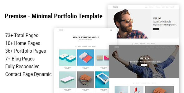 Premise - Minimal Portfolio Template - Portfolio Creative