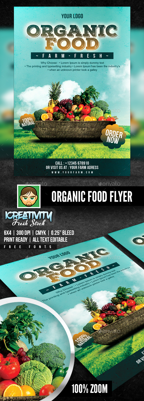 Organic Food Flyer