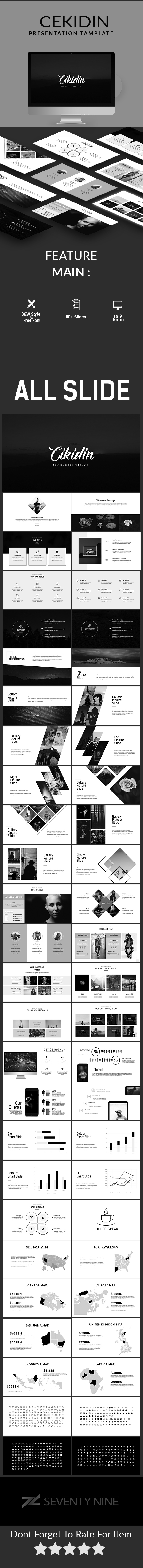 Cikidin Multipurporse Keynote Template - Keynote Templates Presentation Templates