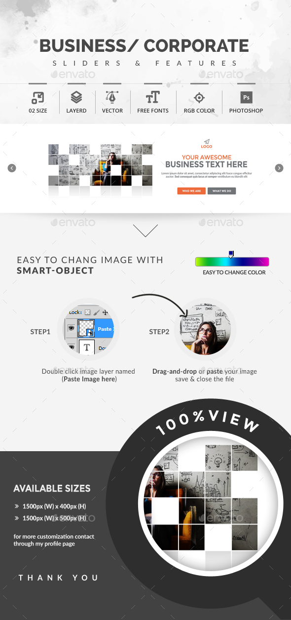 Sliders - Sliders & Features Web Elements