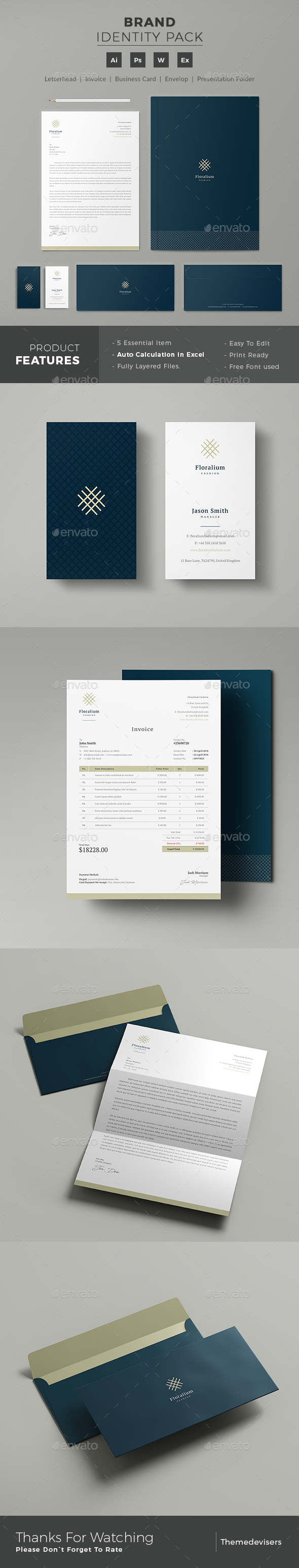 Corporate Identity - Stationery Print Templates