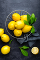 Lemon, fresh lemons with leaves - PhotoDune Item for Sale