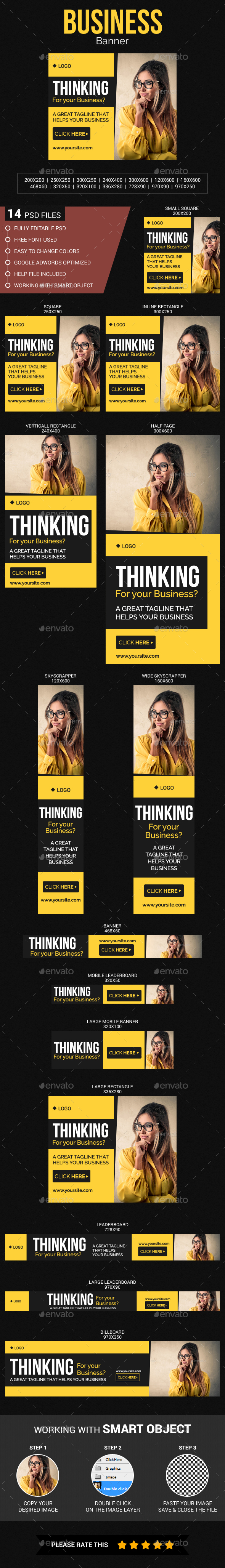 Business Banner - Banners & Ads Web Elements