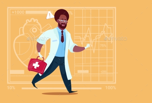 GraphicRiver Emergency Doctor Runs with Medical Box 20337136 GraphicRiver Emergency Doctor Runs with Medical Box 20337136