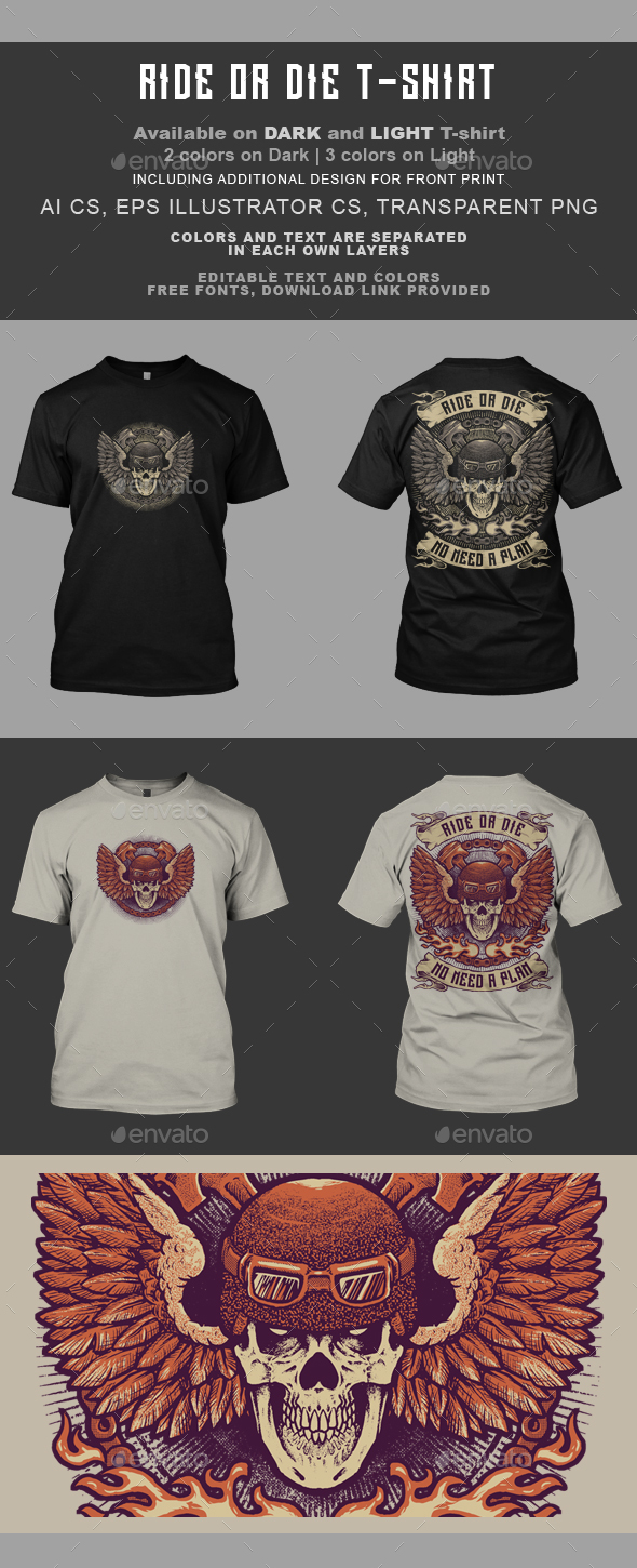 Ride Or Die T-Shirt - T-Shirts