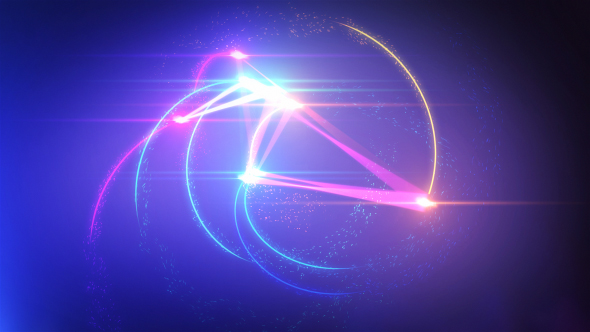 Glowing particle strokes - VideoHive 20338742