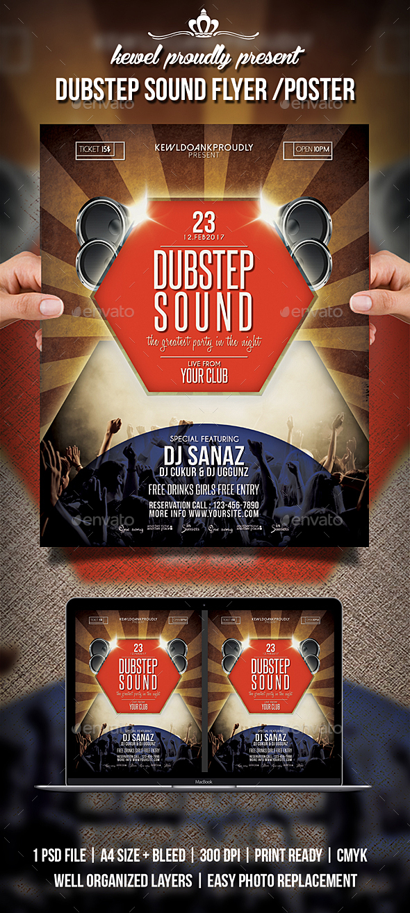 GraphicRiver Dubstep Sound Flyer Poster 20339741 GraphicRiver Dubstep Sound Flyer Poster 20339741
