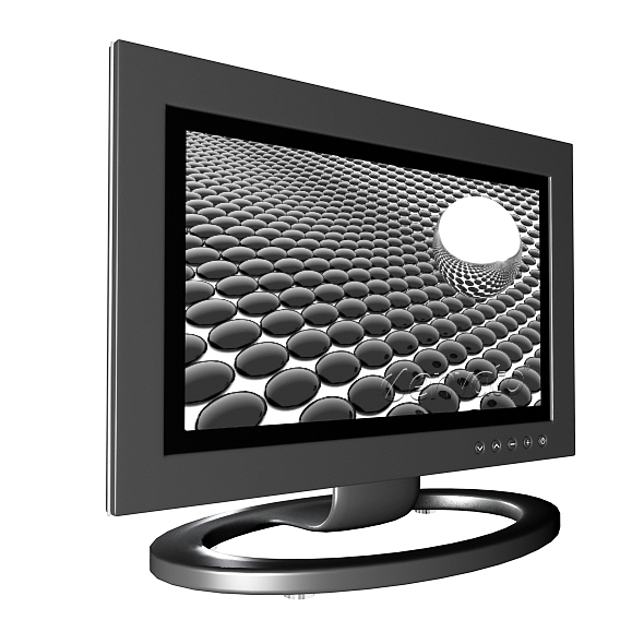 Sleek Modern Monitor - 3Docean 76335