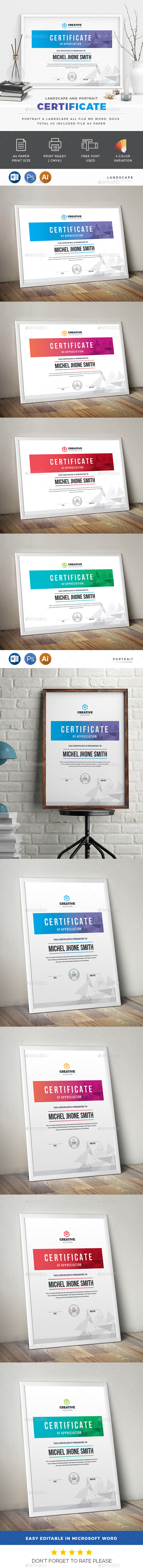 Certificate - Certificates Stationery