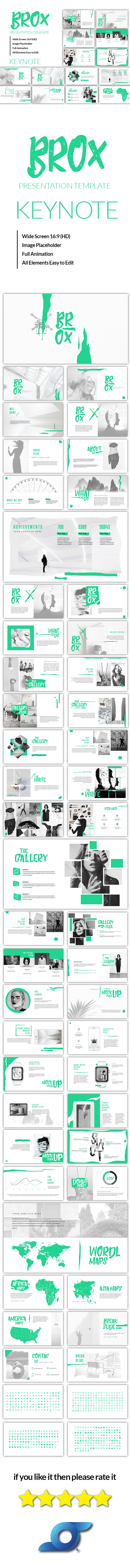 Brox - Creative Keynote Template - Creative Keynote Templates