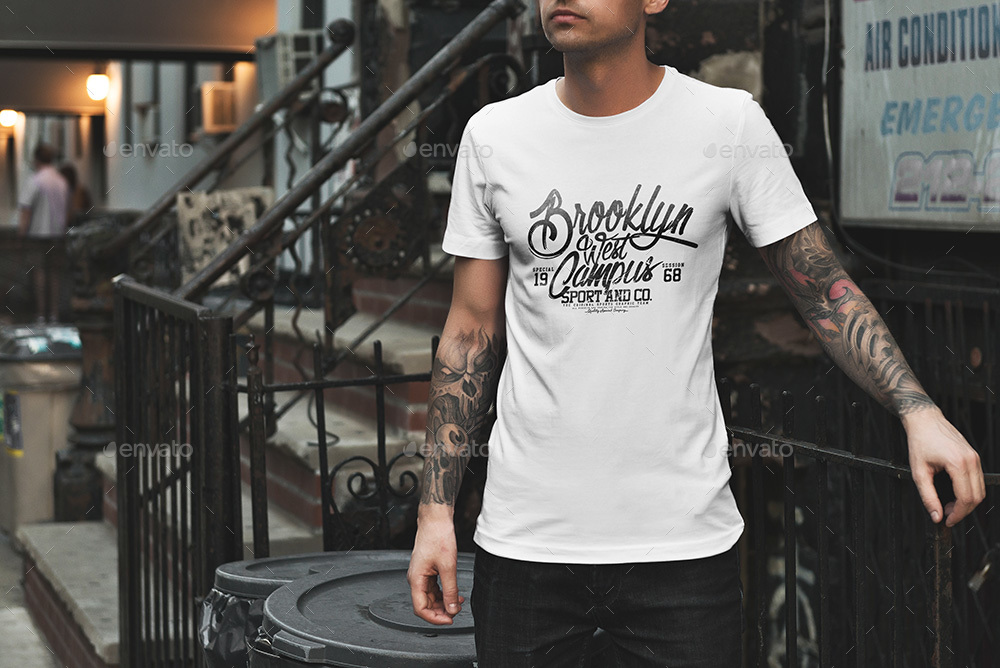 mockup envato t-shirt Mockup Shirt Urban GraphicRiver   Edition Genetic96 T / by