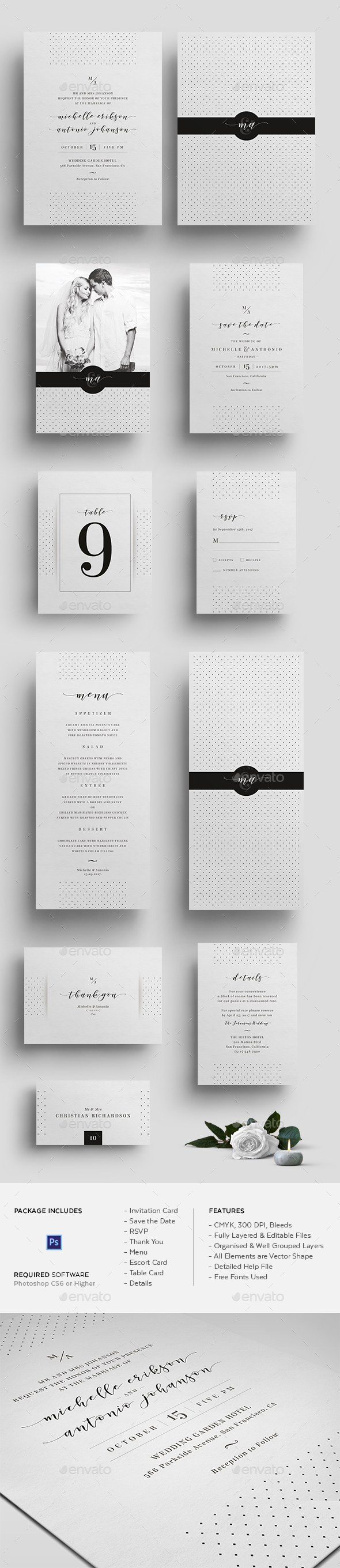Wedding Invitation Set - Weddings Cards & Invites