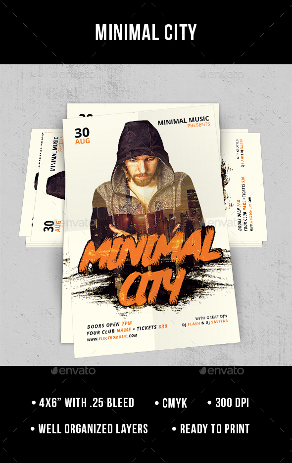 Minimal City - Flyer - Clubs & Parties Events