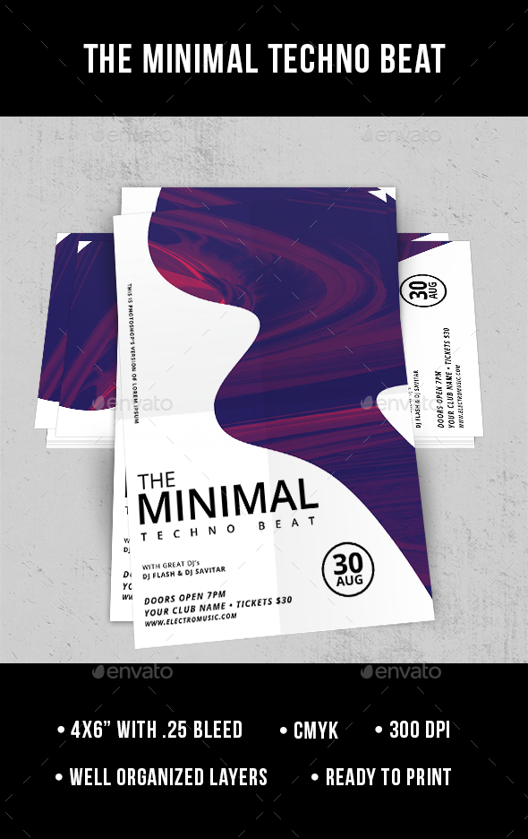 The Minimal Techno Beat - Flyer - Clubs & Parties Events