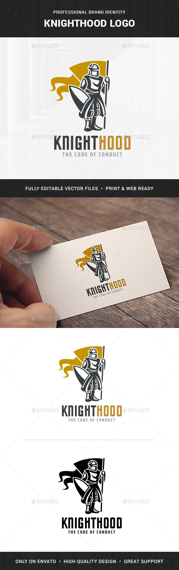 Knighthood Logo Template - Humans Logo Templates