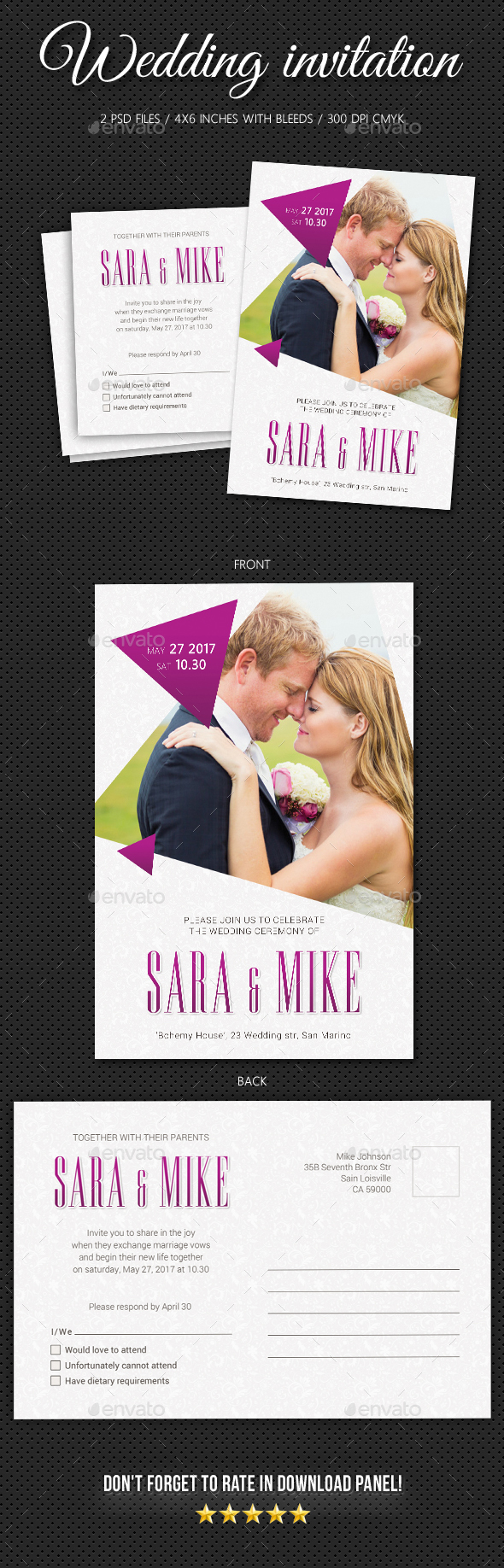 Wedding Invitation V11 - Weddings Cards & Invites