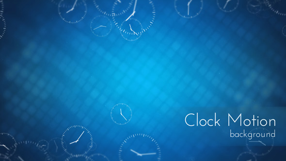 Clock Motion Background