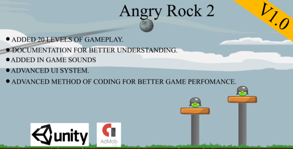 CodeCanyon Angry Rock 2-Angry Birds Style Game 20345612 CodeCanyon Angry Rock 2-Angry Birds Style Game 20345612