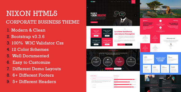 ThemeForest Nixon Responsive Multi-Purpose Corporate HTML Template 20345703 ThemeForest Nixon Responsive Multi-Purpose Corporate HTML Template 20345703