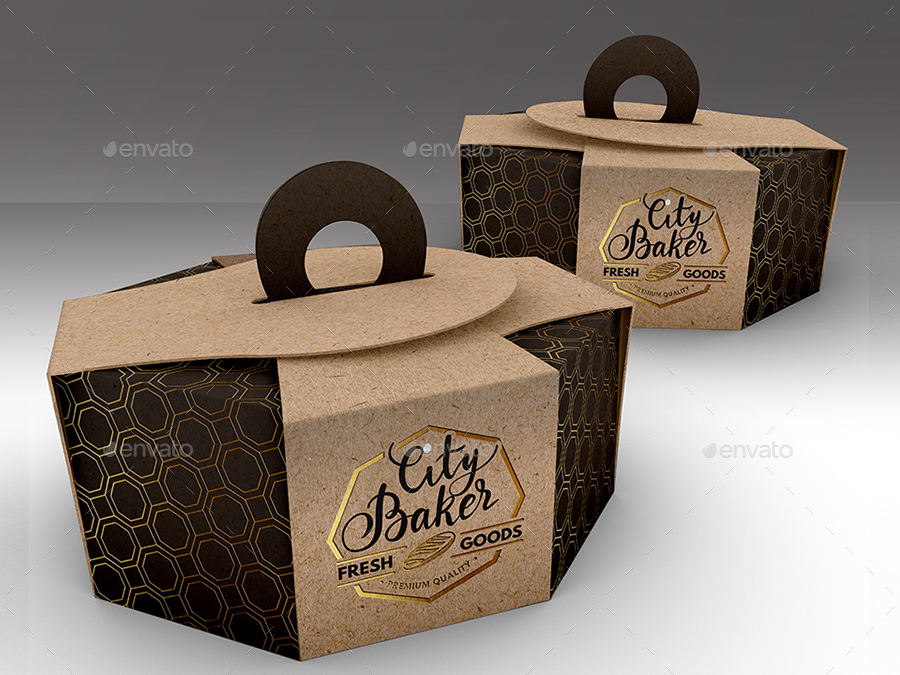 Download Food pastry Boxes Vol.3: Octagon Cake | Pastry Carrier ...