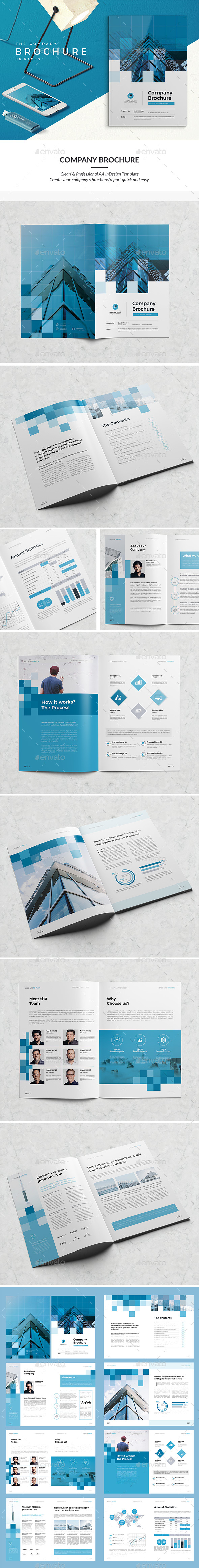 Modern Company Brochure 16 Pages - Corporate Brochures