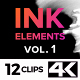4K Ink Elements [vol.1] - VideoHive Item for Sale