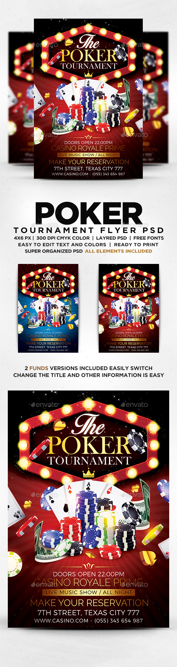 Poker Tounarment Flyer