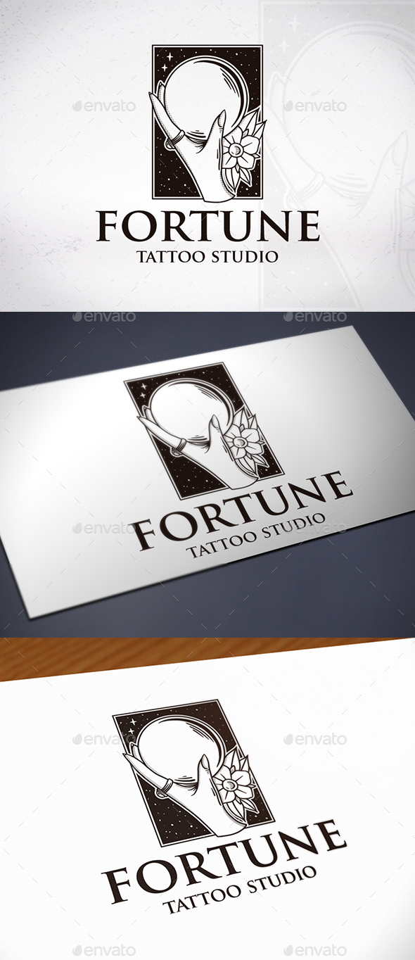 Fortune Tattoo Logo Template - Humans Logo Templates