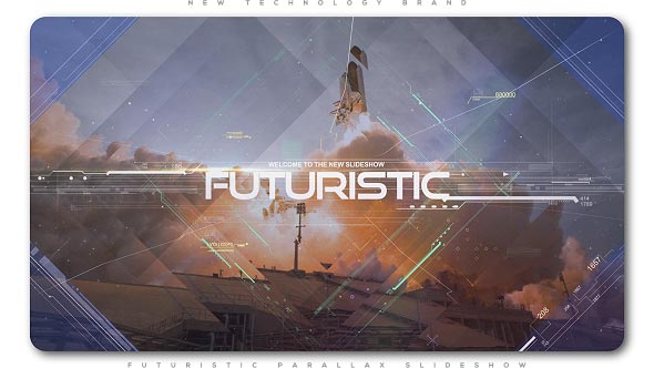 Futuristic Parallax Slideshow - VideoHive 20350708