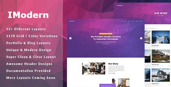 ThemeForest IModern Multipurpose HTML Template 20254982 ThemeForest IModern Multipurpose HTML Template 20254982