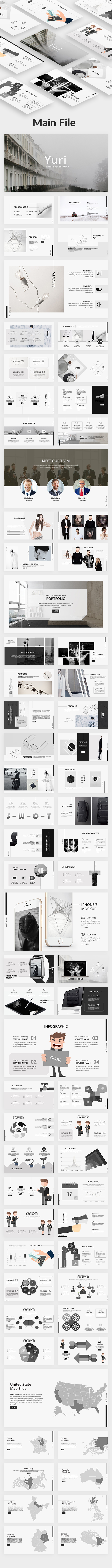 Yuri Creative Google Slide Template - Google Slides Presentation Templates