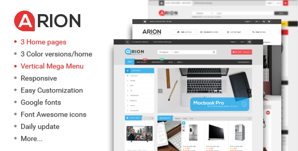 Arion - Responsive Multi-purpose WordPress Theme - WooCommerce eCommerce