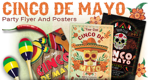Cinco de Mayo Flyer And Posters
