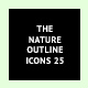 The Nature Outline Icons 25