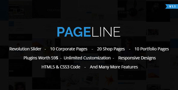 PageLine - Bootstrap Based Multi-Purpose WordPress Theme - Corporate WordPress