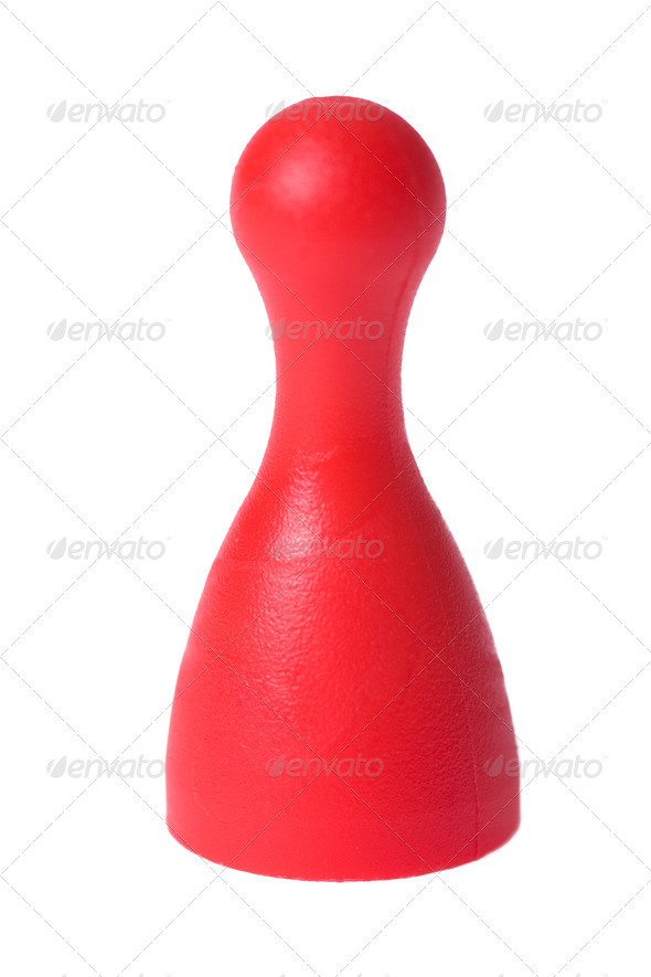 red pawn - Stock Photo - Images