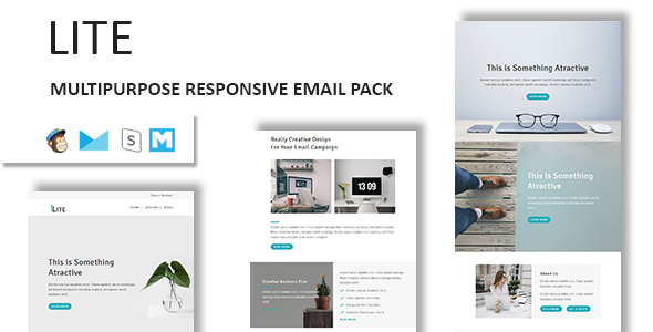 Lite - Email Template Multipurpose Responsive with Stampready Builder Access